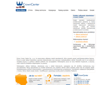 Tablet Screenshot of crowncenter.pl